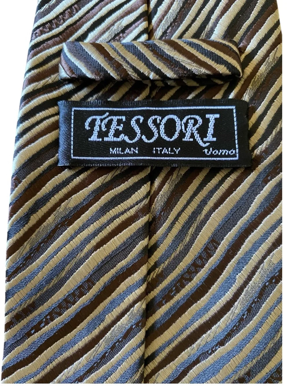 TESSORI Handmade Italian Silk Men’s Necktie